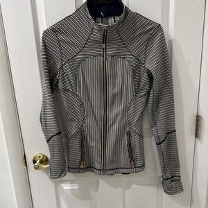 Striped Zip-Up Jacket